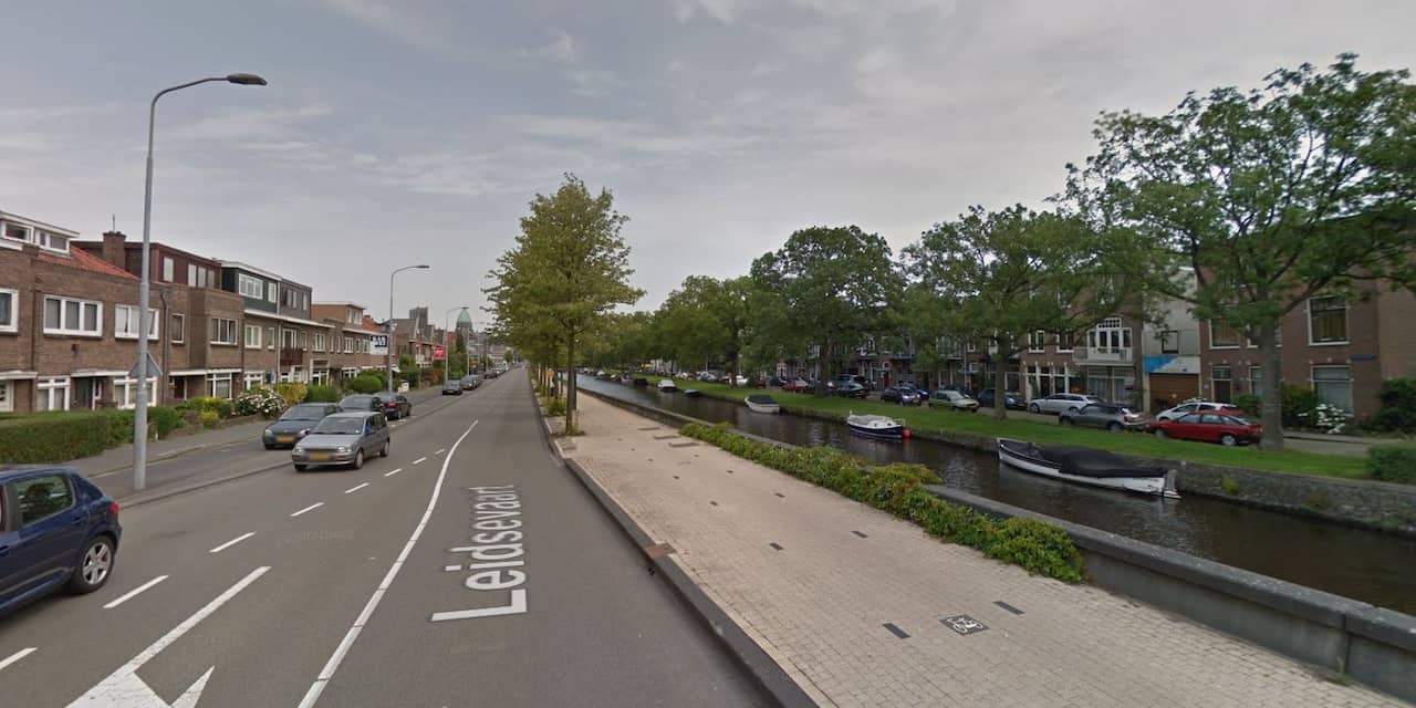 Auto botst op Leidsevaart na politie-achtervolging vanaf Arnhem
