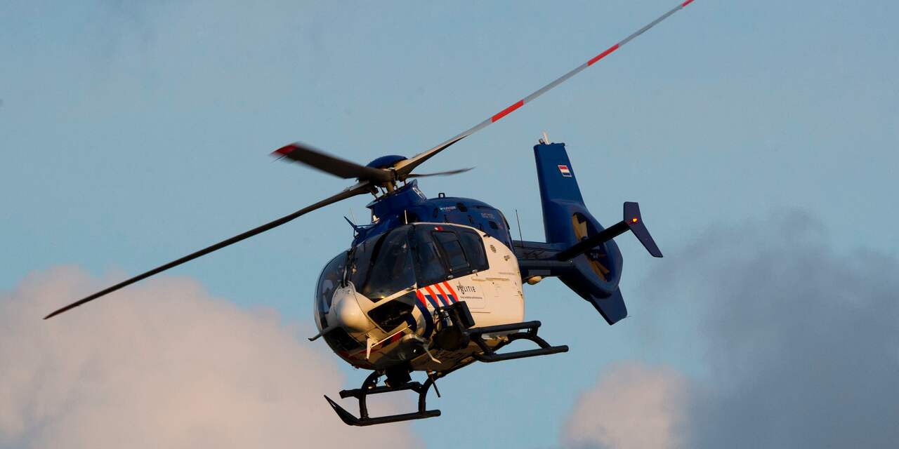 Verwarde man schijnt met laser op politiehelikopter: 'Stevig gesprek met hem gevoerd'