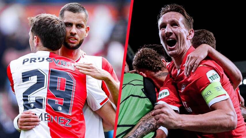 David Hancko en Luuk de Jong
