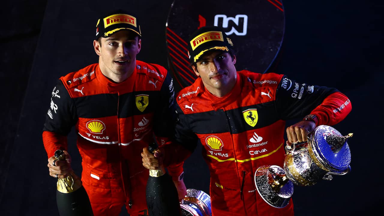Charles Leclerc en Carlos Sainz staan tot en met 2024 onder contract bij Ferrari.