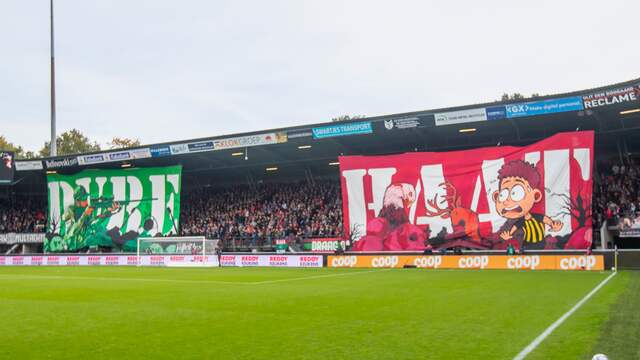 Het sentiment werd vooraf nog even duidelijk gemaakt door de NEC-supporters.