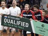 Nederland met dezelfde ploeg naar Davis Cup Finals, Haase ontbreekt opnieuw