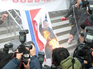 Protesten in Zuid-Korea tegen Olympische delegatie Pyongyang