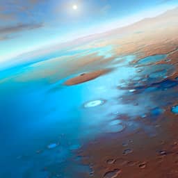 Planetoïde veroorzaakte miljarden jaren geleden enorme tsunami op Mars