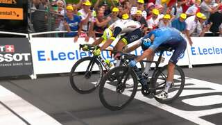 Van der Hoorn komt net tekort voor ritzege in vijfde Tour-etappe