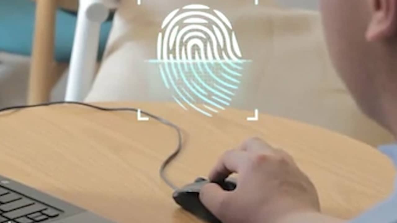 Beeld uit video: Muis met vingerafdruksensor biedt snelle toegang tot webaccounts