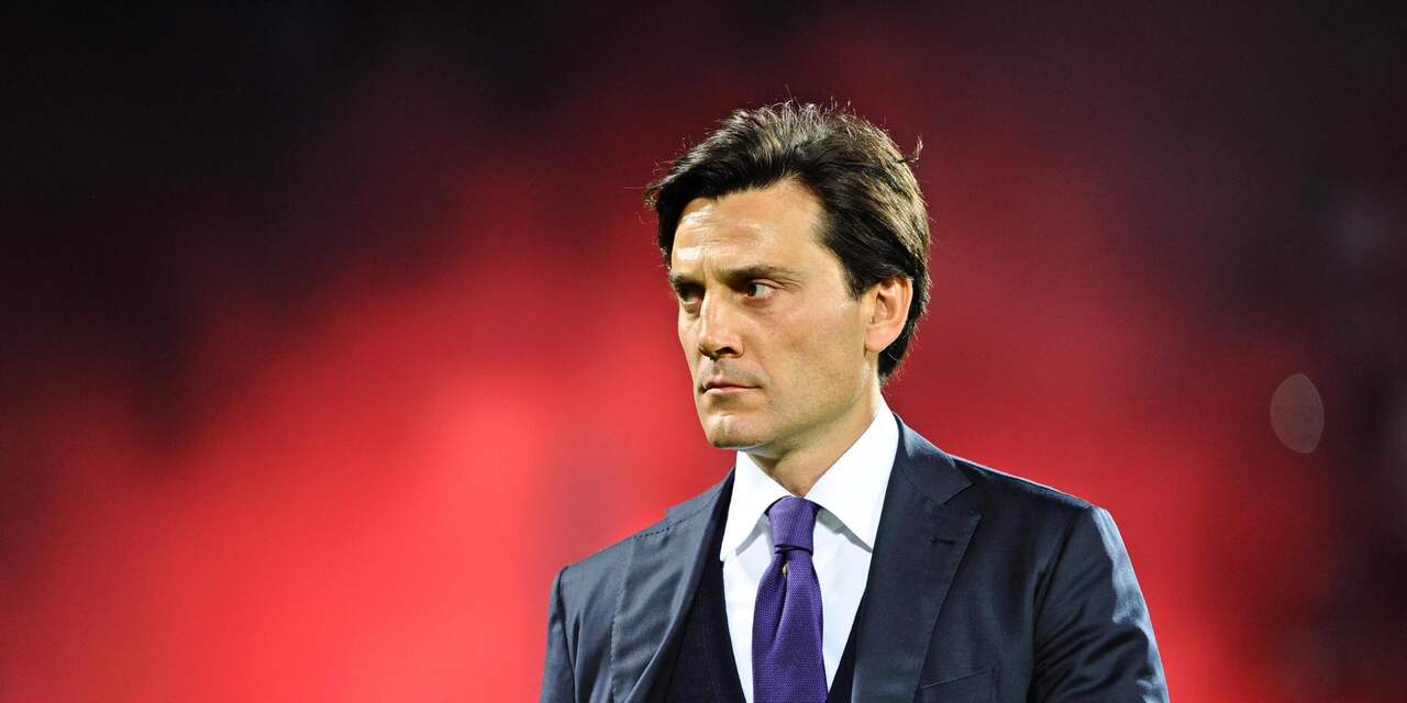 Fiorentina zet 'respectloze' Montella na drie jaar op straat