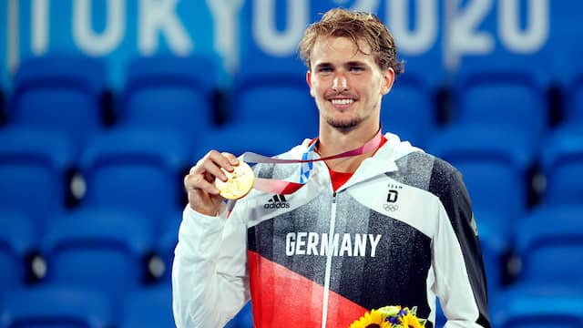 Alexander Zverev werd afgelopen zomer in Tokio nog olympisch kampioen.
