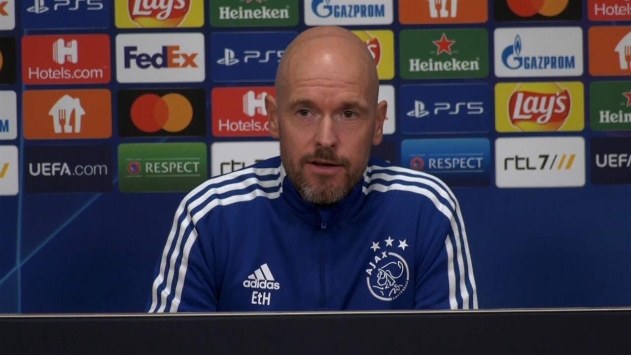 Beeld uit video: Ten Hag klaar voor Dortmund: 'Geen ploeg speelt graag tegen Ajax'