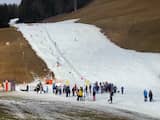 Skiërs beperkt tot smalle pistes door recordtemperaturen in Alpen