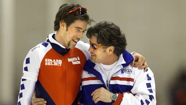 Peter Mueller (rechts) met Gianni Romme in 2000.