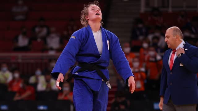 Judoka Sanne van Dijke veroverde de bronzen medaille in de categorie tot 70 kilogram.