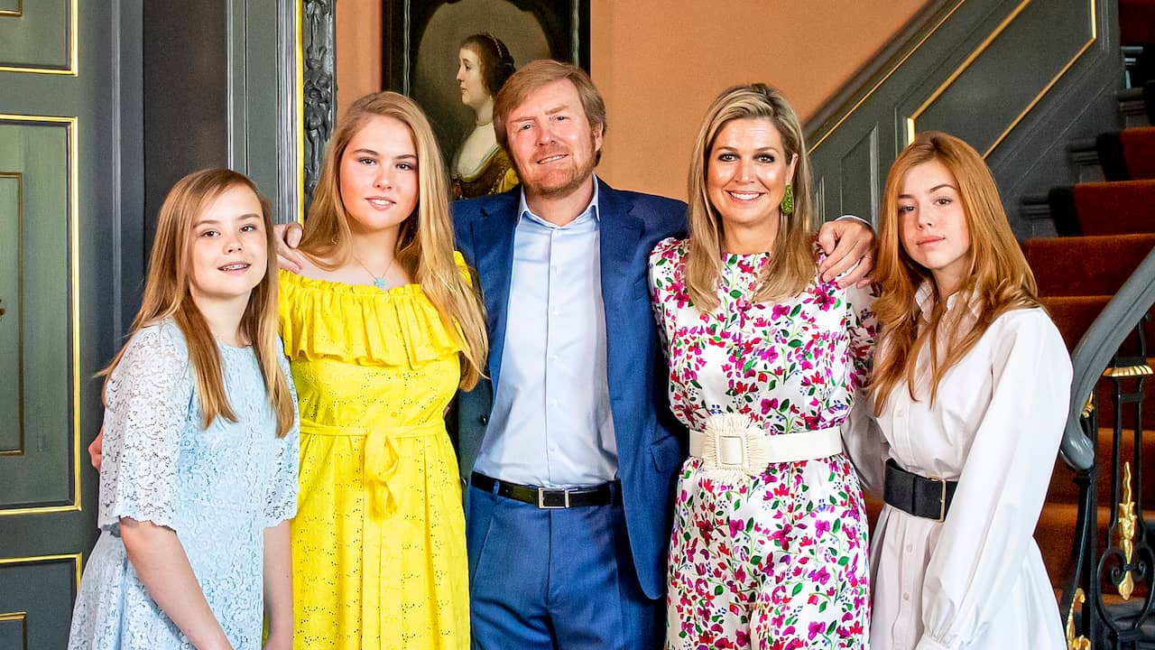 Beeld uit video: Koning: 'Motivatie voor thuisonderwijs is weg bij prinsessen'