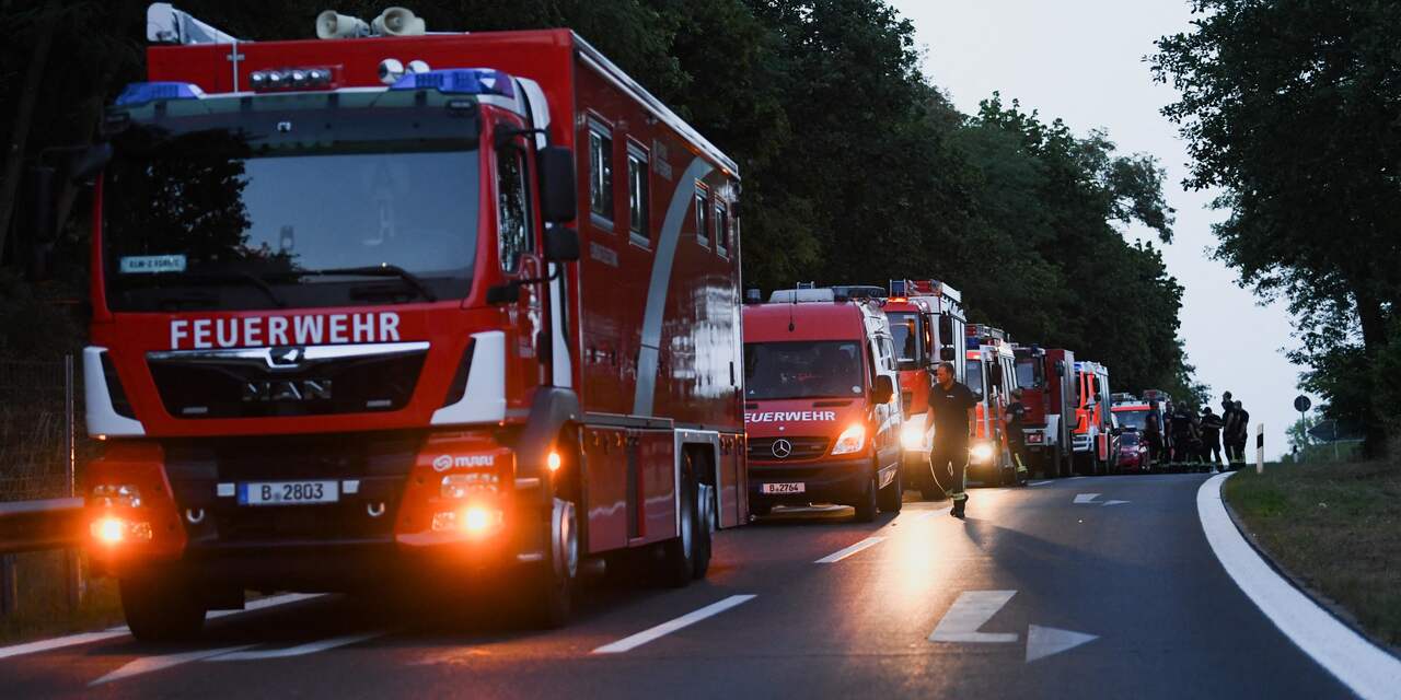 Brandweer brengt bosbrand bij Berlijn tot bedaren, explosiegevaar blijft