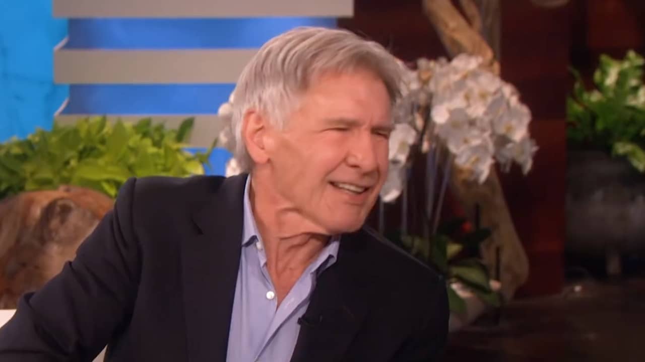 Beeld uit video: Harrison Ford: 'Genoot ervan man over buik te aaien in nieuwe film'