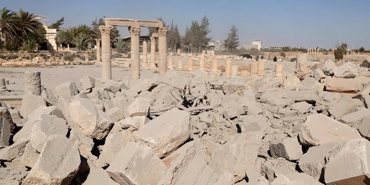 'Tempel in Syrische stad Palmyra toch verwoest door IS'