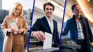 Van Kaag tot Rutte: politici brengen stem uit