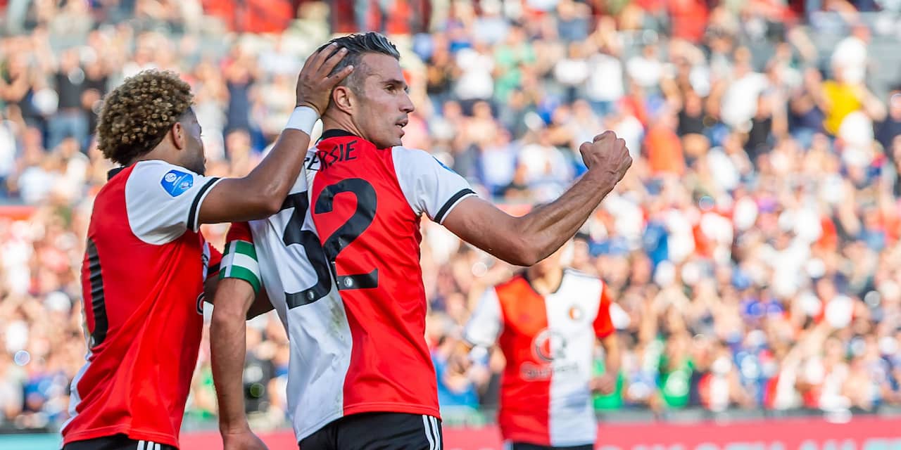 Van Persie leidt Feyenoord met twee treffers langs NAC Breda