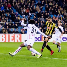 Vitesse neemt met 1-0 zege op Nice afscheid van Europees podium