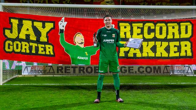 Jay Gorter was gewild na zijn ijzersterke seizoen in de Keuken Kampioen Divisie.