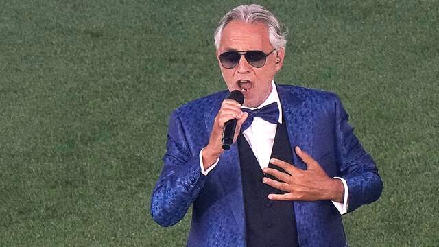 De hoofdrol was weggelegd voor de Italiaanse tenor Andrea Bocelli.
