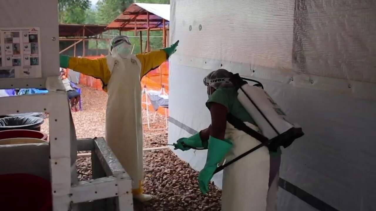 Beeld uit video: Zo bestrijden artsen ebola in Congo