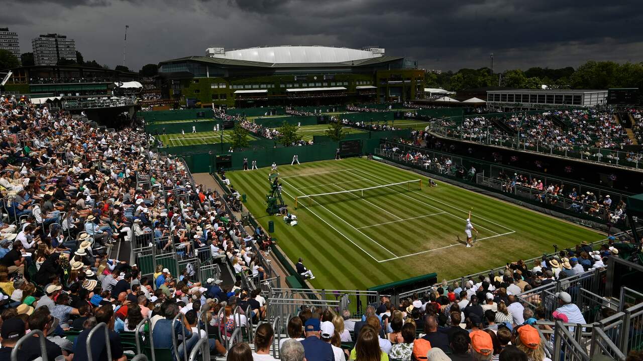Voor Nikoloz Basilashvili pakten donkere wolken zich samen boven Wimbledon.