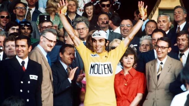 Eddy Merckx won vijfmaal de Tour en wordt door velen gezien als de beste renner aller tijden.