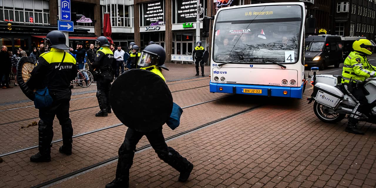 Arrestanten rond demonstratie Pegida in Amsterdam weer vrij