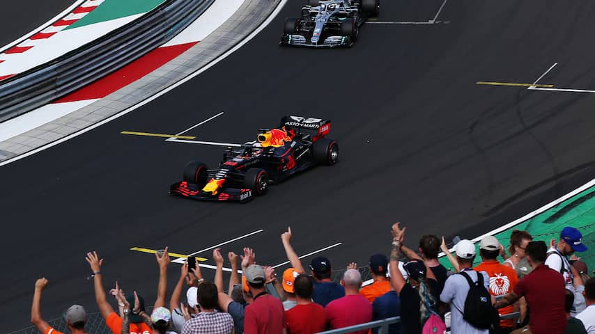 Verstappen Verovert In Hongarije Eerste Poleposition Uit Loopbaan ...