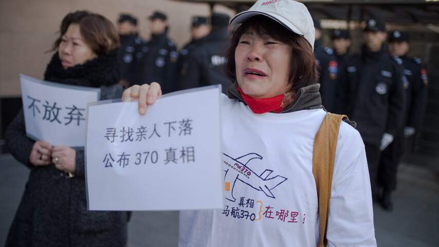 Protest om verdwenen vlucht MH370