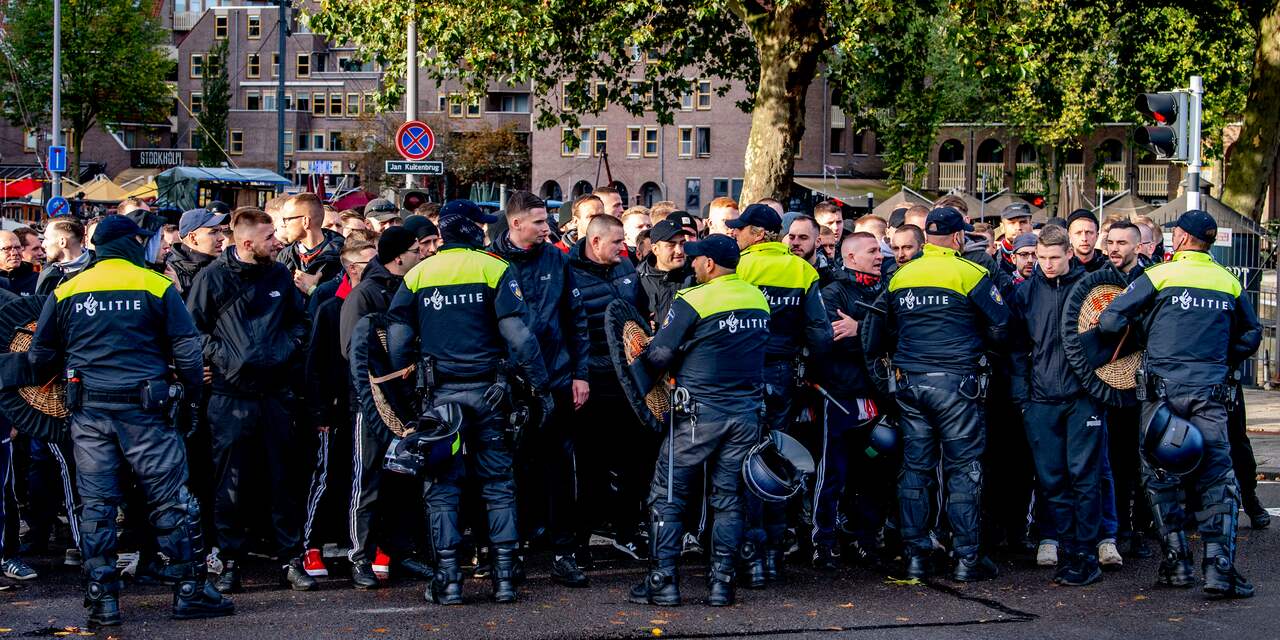 Rotterdamse politie oneens met Duitse voetbalclub over ingrijpen bij rellen