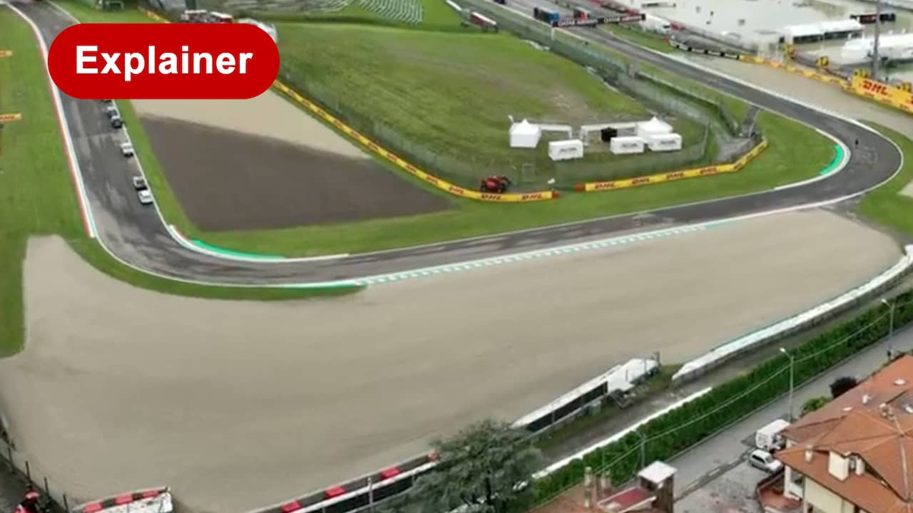 Beeld uit video: Formule 1-circus afgelast door overstromingen Noord-Italië: wat nu?