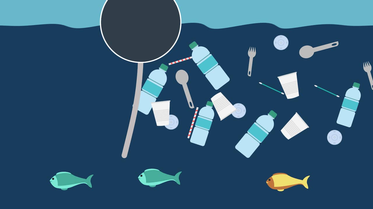 Beeld uit video: Zo moet met de Ocean Cleanup de oceaan een stuk schoner worden