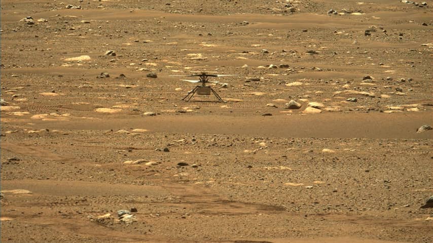 NASA stopt met missie Mars-helikopter, toestel kan niet meer vliegen