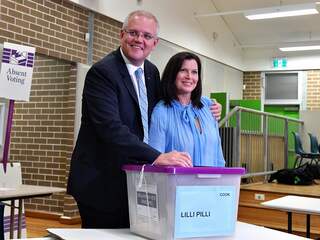 Liberalen van premier Morrison winnen Australische verkiezingen
