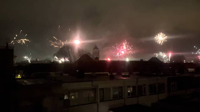 Beeld uit video: Zo knalde Utrecht het nieuwe jaar in