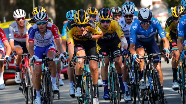 Wout van Aert vervulde een belangrijke rol in de Tour-ploeg van Jumbo-Visma.