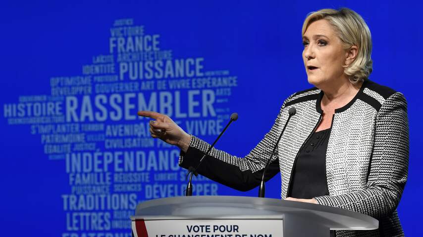 Franse Front National verandert naam officieel naar Rassemblement National