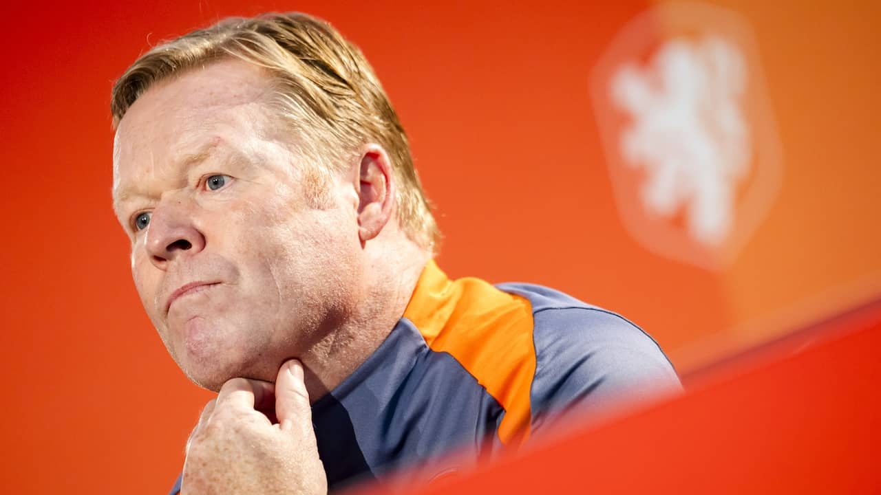 Beeld uit video: Koeman sprak met Van Dijk over toekomst bij Oranje