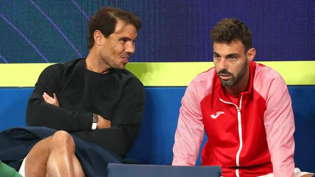 Rafael Nadal kwam nog niet in actie namens Spanje.