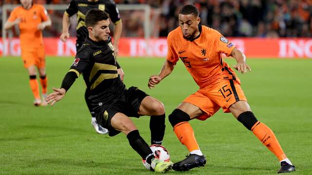 Een van de passeeracties van Arnaut Danjuma.