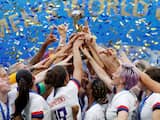 De Amerikaanse vrouwen vieren hun vierde wereldtitel.