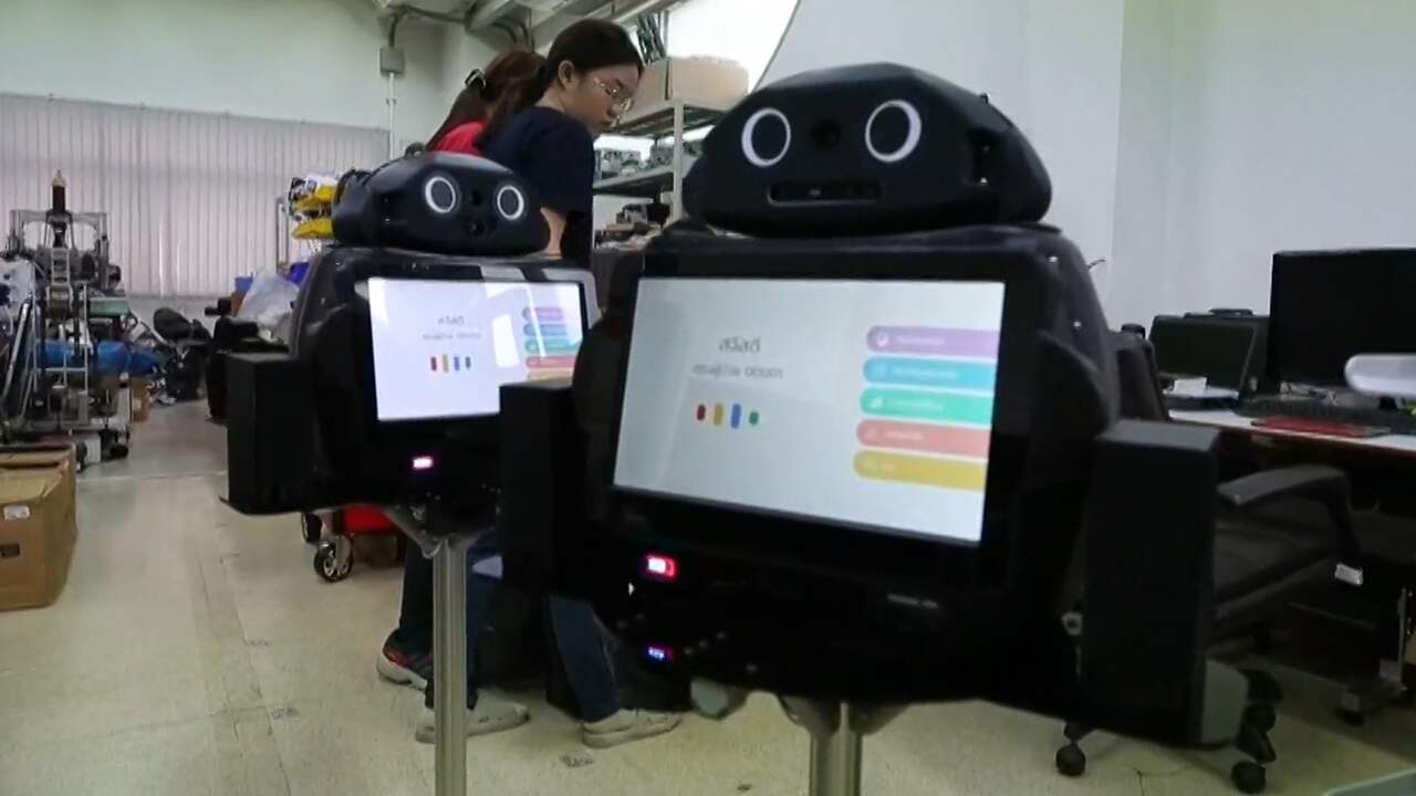 Thaise robot monitort coronapatiënten