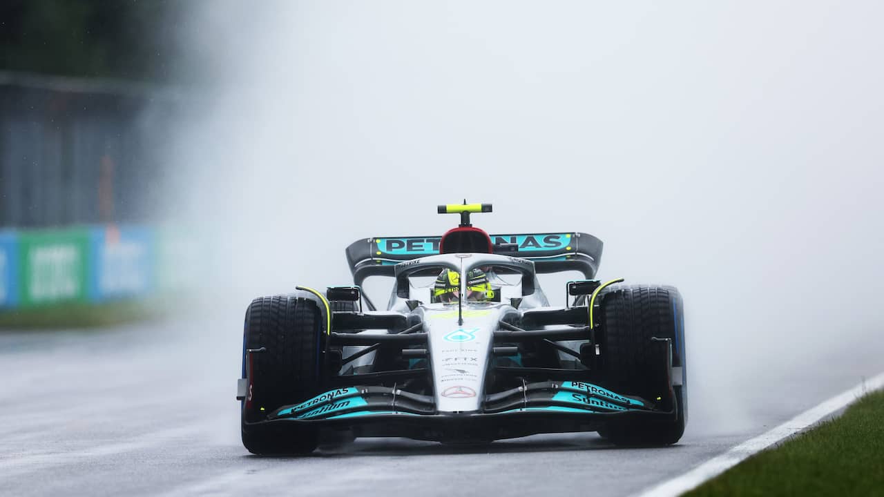 Lewis Hamilton gelang auf nasser Strecke in Kanada seine beste Qualifikation der Saison.