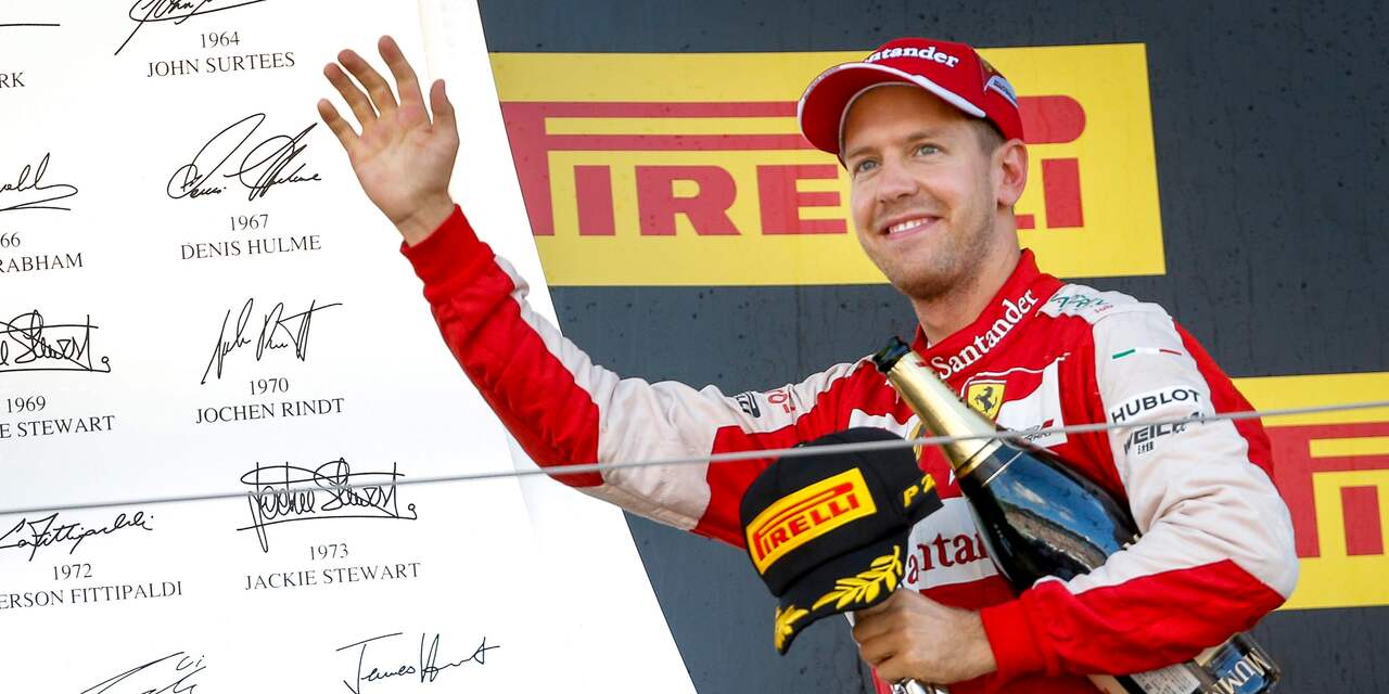 Vettel zeer tevreden over eerste jaar bij Ferrari