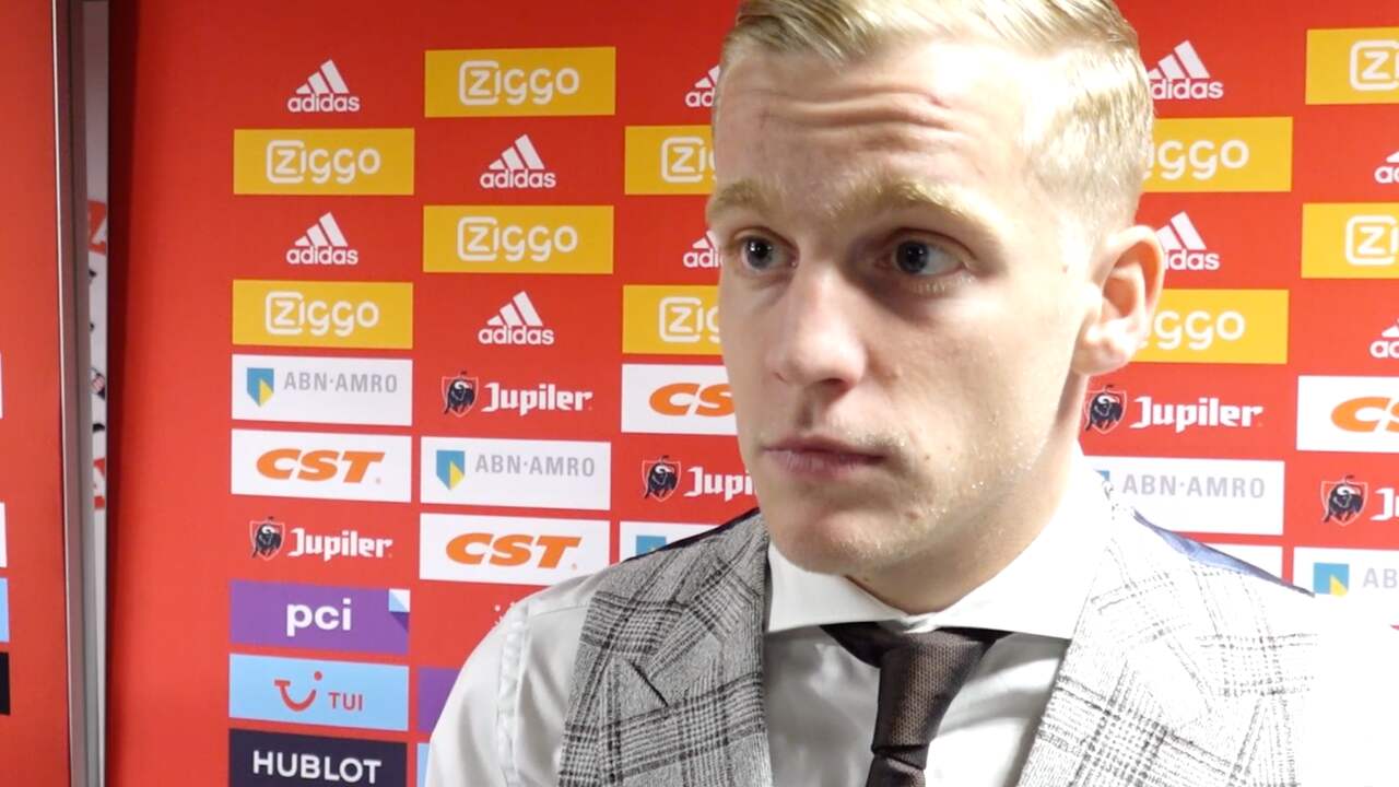 Van de Beek: 'Niet zeuren bij 3-0-winst in Klassieker'