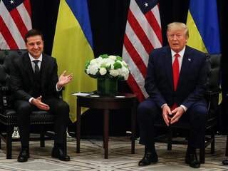 'Adviseurs Trump vooraf bezorgd over gesprek met Oekraïense president'