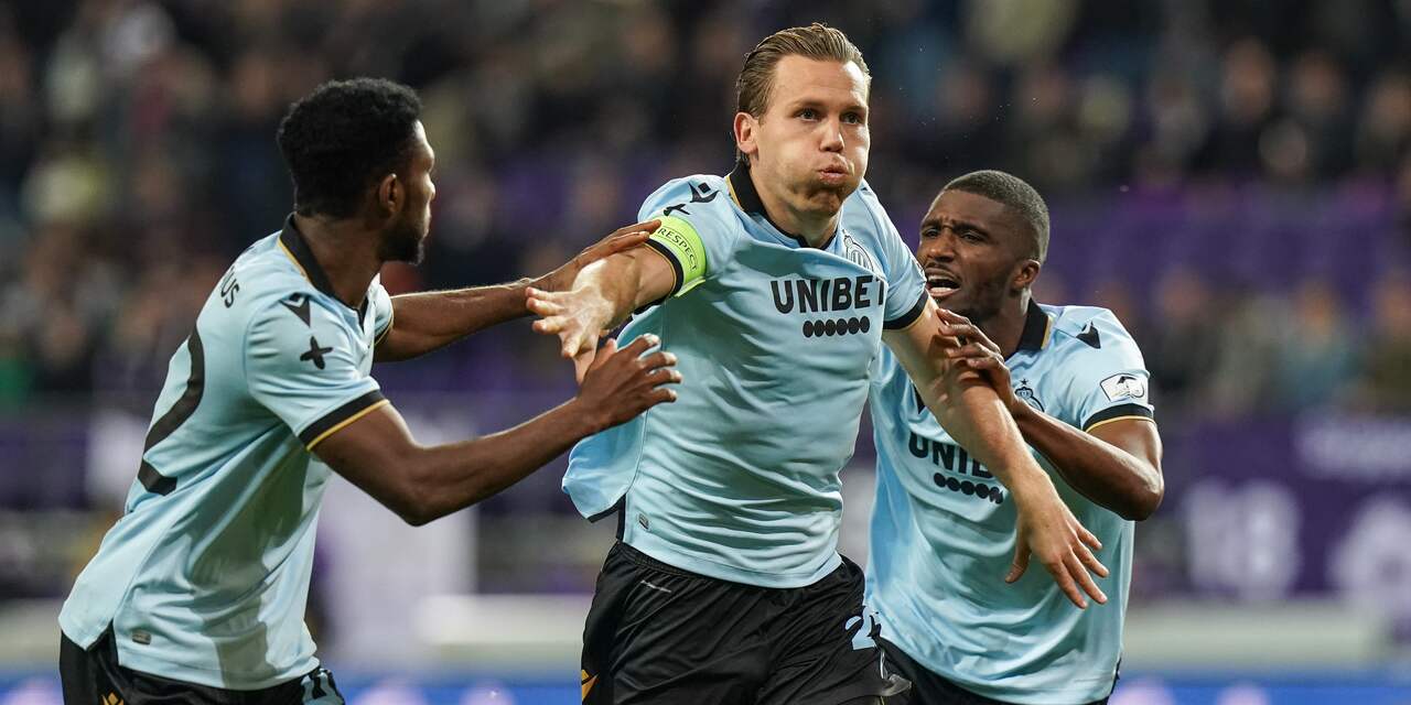 Vormer leidt Club Brugge met doelpunt en assist langs Anderlecht in beker