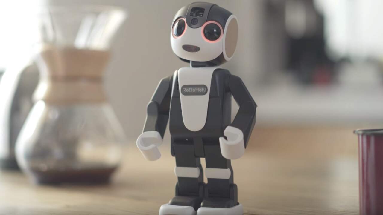 Beeld uit video: Smartphonerobot kan praten en video's projecteren